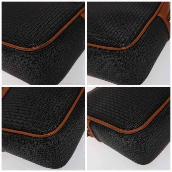 BALLY Shoulder Bag PVC Leather Brown Gold Auth - Picture 16 of 16